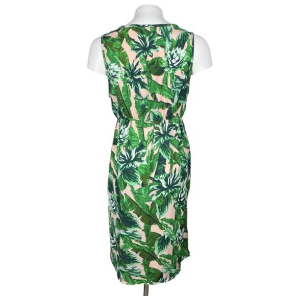 GUESS Palin Maxi Top Sz Medium Pink Floss Multi - Picture 5 of 6